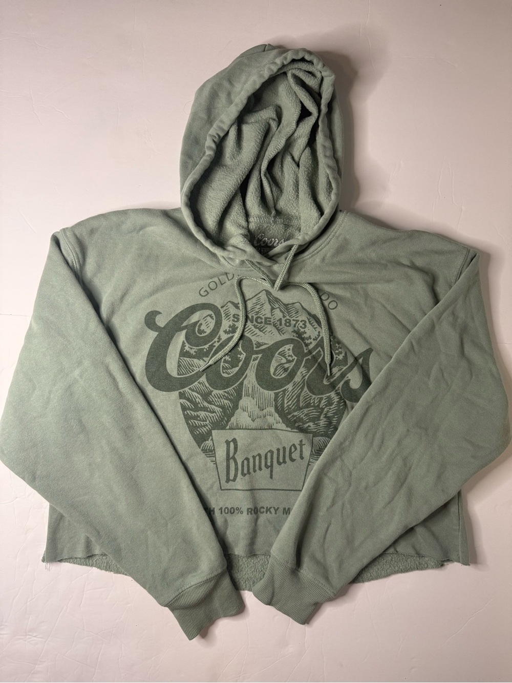 Banquet Sage Green Logo Hooded Sweatshirt
